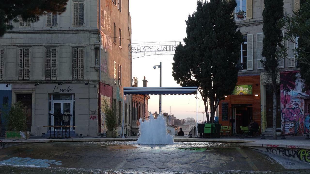 QUARTIER DES CREATEURS la plaine cours julien chambre privée dans appartement Marsella Exterior foto